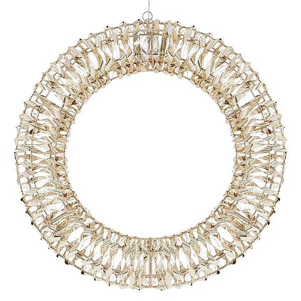 ECD Germany LED Weihnachtskranz 50cm mit 720 Warmweißen Micro LEDs günstig online kaufen