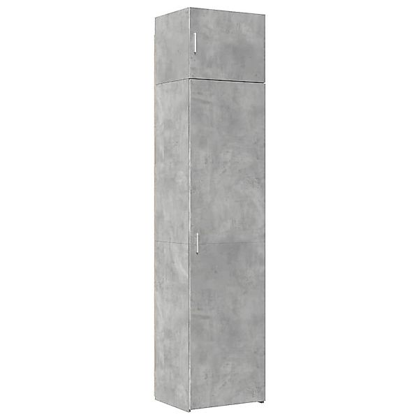 vidaXL Sideboard Hochschrank Schmal Betongrau 50x42,5x225 günstig online kaufen