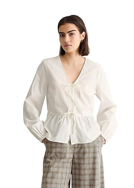 Marc O'Polo DENIM Langarmbluse Schleifendetails relaxed fit aus reiner Bio- günstig online kaufen