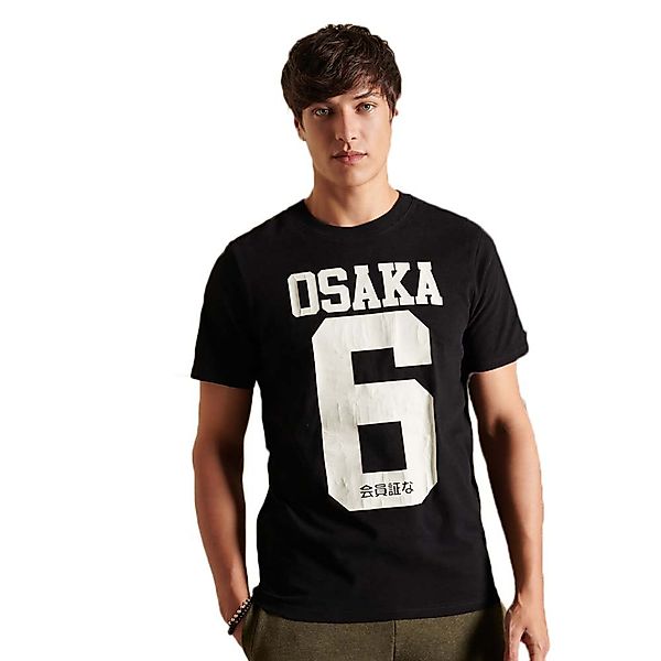 Superdry Osaka Kurzarm T-shirt XL Black günstig online kaufen