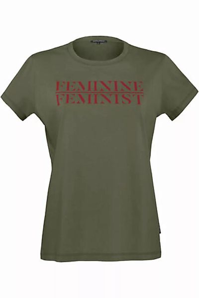 T-shirts T-shirt Oberteil |  Army Green And Red günstig online kaufen