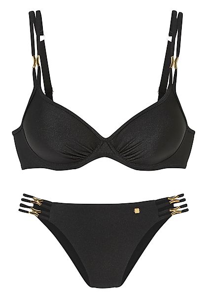 JETTE Bügel-Bikini Giulia mit goldfarbener Glanzbeschichtung günstig online kaufen