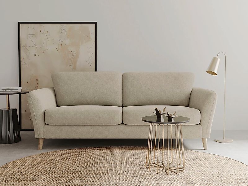 Home affaire 3-Sitzer "MARSEILLE 3er Sofa 206 cm, Cord, Flachgewebe, Strukt günstig online kaufen