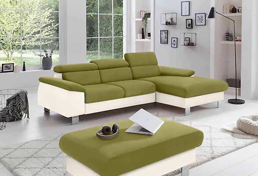 COTTA Polstergarnitur »Komaris L-Form«, (Set), Set bestehend aus: Ecksofa m günstig online kaufen