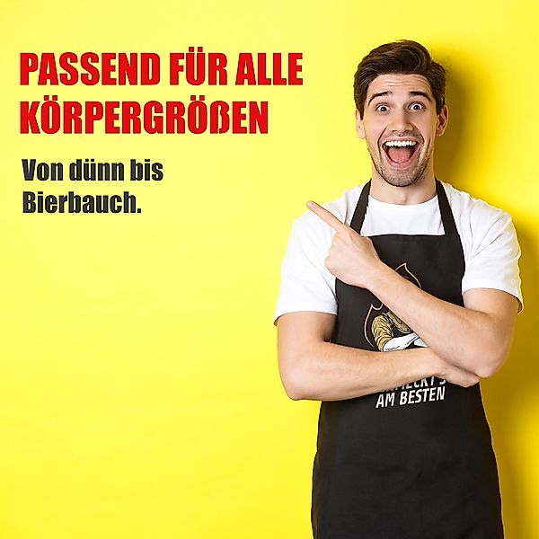 YORA Grillschürze für Männer lustig, (Set, günstig online kaufen