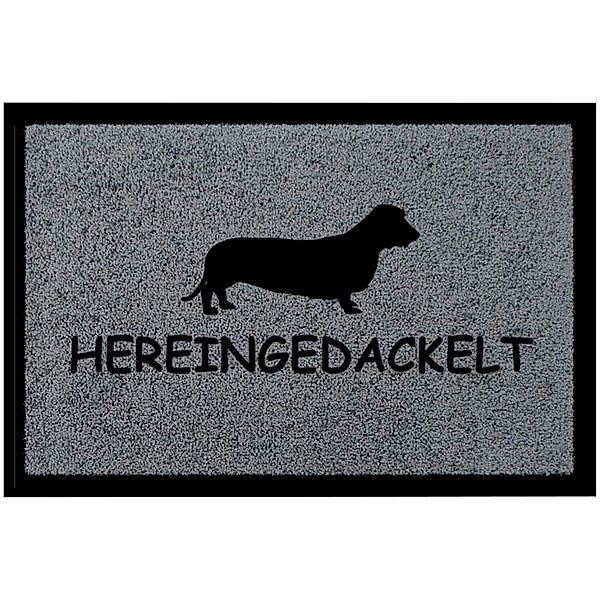 INTERLUXE Home Accessoires Fußmatte Fußmatte ''Hereingedackelt'' günstig online kaufen