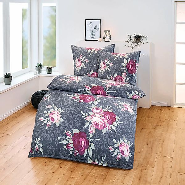 KiNZLER Bettwäsche "Polycotton Flanell" 2 tlg. tlg. günstig online kaufen