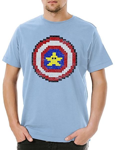Urban Backwoods Print-Shirt Urban Backwoods Captain Pixel Herren T-Shirt He günstig online kaufen