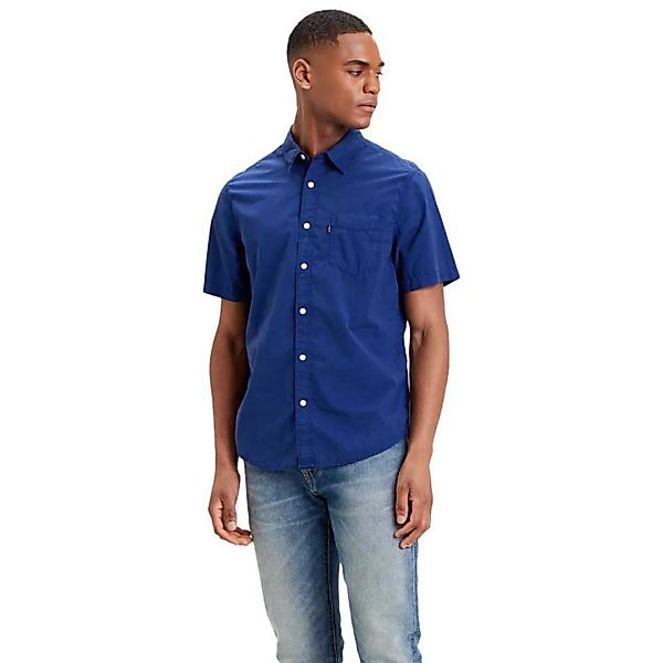 Levi´s ® Sunset 1 Standard-kurzarmhemd Mit Taschen S Garment Dye Blue günstig online kaufen