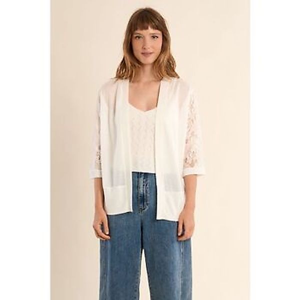 Molly Bracken  Strickjacken E1481EP-OFFWHITE günstig online kaufen