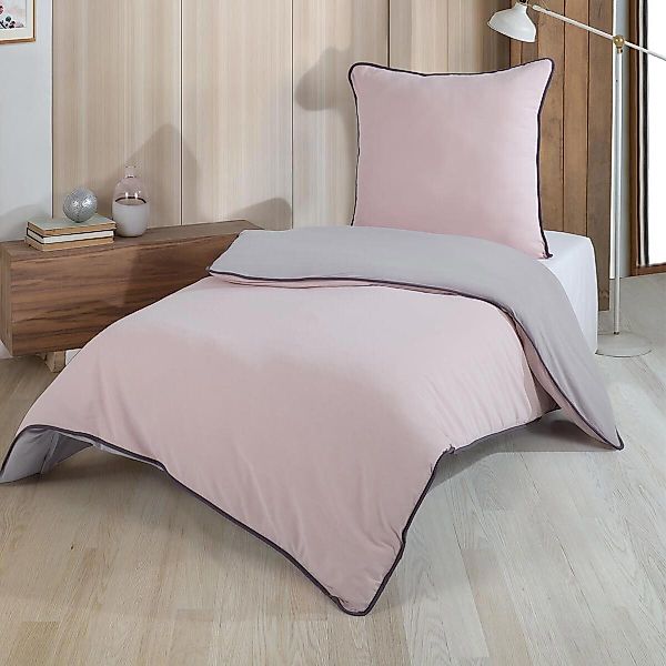TRAUMSCHLAF Bettwäsche Lunara, Renforce, 2 teilig, günstig online kaufen
