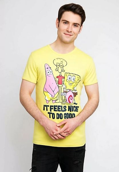 LOGOSHIRT T-Shirt Spongebob mit witzigem Statement-Print günstig online kaufen