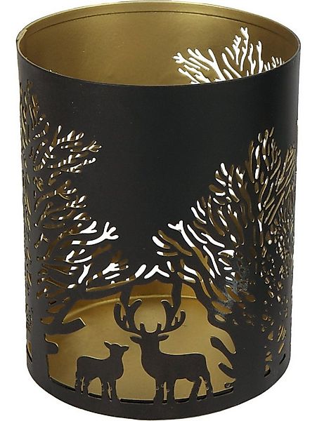 Trend Line Teelichthalter TrendLine Deko Metall Teelichthalter Winter 10 x günstig online kaufen