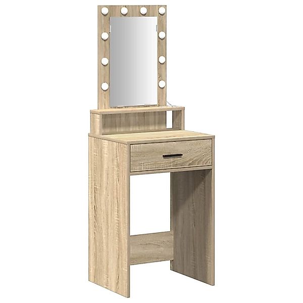 vidaXL Schminktisch mit Speicher Braun 50 x 41 x 140 cm Holzwerkstoff 86515 günstig online kaufen