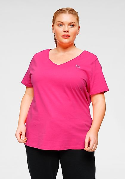 H.I.S T-Shirt Essential-Basics (Spar-Set, 3er-Pack) figurumspielender günstig online kaufen
