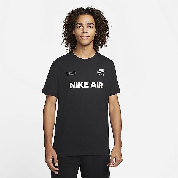 Nike Sportswear Air 1 Kurzärmeliges T-shirt XL Black günstig online kaufen