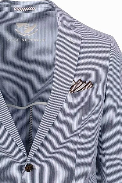 Suitable Blazer Lind Streifen Blau - Größe 52 günstig online kaufen