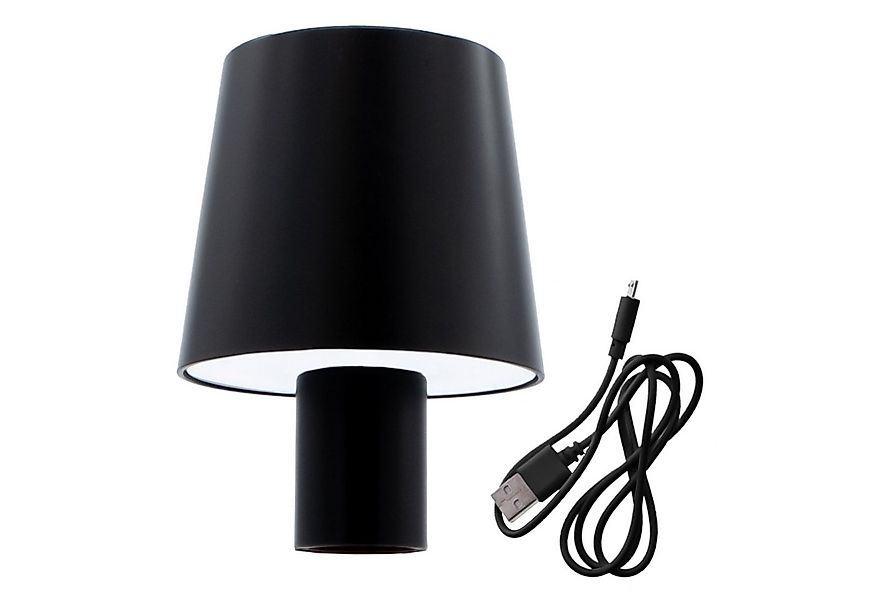 Spetebo LED Tischleuchte Akku Touch Flaschenleuchte mit 60 LED 14 x 10 cm, günstig online kaufen