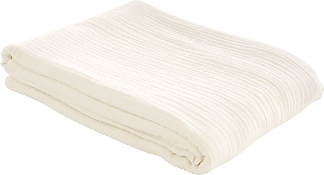 LeGer Home by Lena Gercke Wohndecke "HEVIN" Tagesdecke im Baumwoll-Crinkle- günstig online kaufen