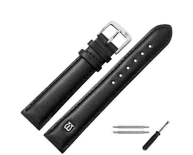 MARBURGER Uhrenarmband 18mm Leder günstig online kaufen