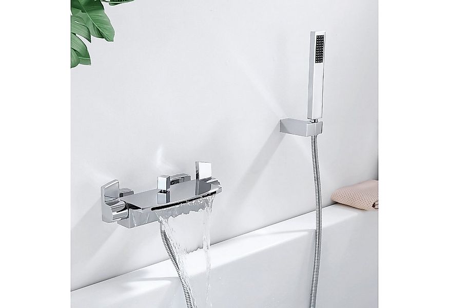 HOMELODY Brausegarnitur mit duschsystem Wannenarmatur wasserfal Badewanne A günstig online kaufen