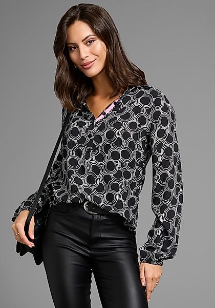 Laura Scott Longbluse mit Kontrasttape - günstig online kaufen