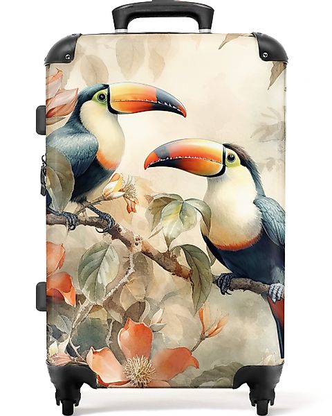 NoBoringSuitcases.com© Hartschalen-Trolley Tukan - Vögel - günstig online kaufen