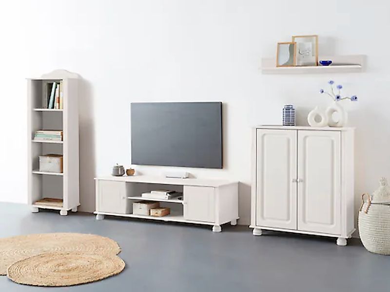 Home affaire Wohnwand »Mette« 3 Stk. tlg. 1 Midischrank, 1 Bücherregal und günstig online kaufen