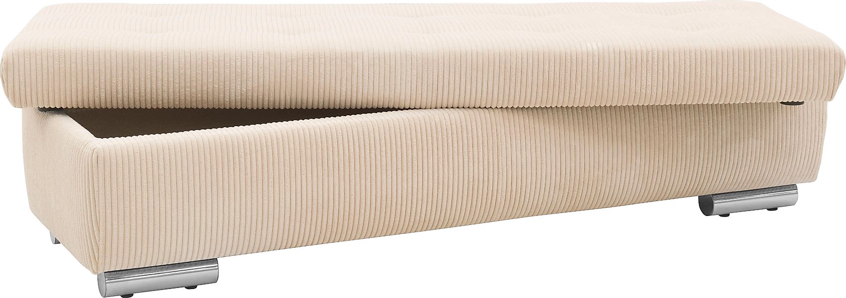 DOMO collection Hocker »Treviso XXL: B/T/H: 161/60/41 cm«, mit Stauraum, au günstig online kaufen