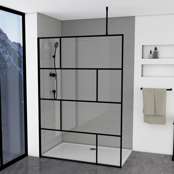 Marwell Walk-in-Dusche Bricks, Einscheibensicherheitsglas, (2 tlg), günstig online kaufen