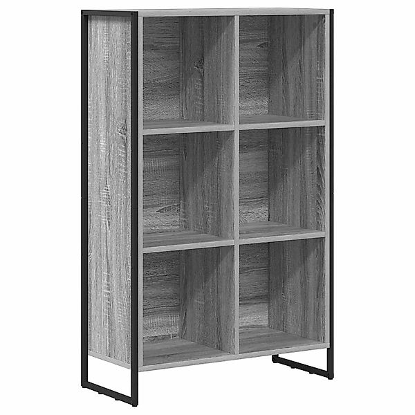 vidaXL Bücherregal Graues Sonoma 99,5 x 30 x 108,5 cm Holzwerkstoff 886537 günstig online kaufen
