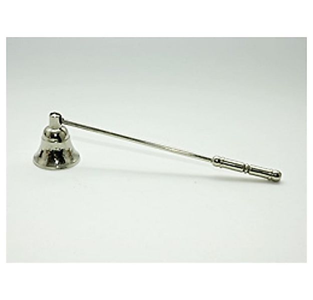 HundB Adventskerze Kerzenlöscher - ca. 26 cm, verchromt, Glocke Ø5cm günstig online kaufen