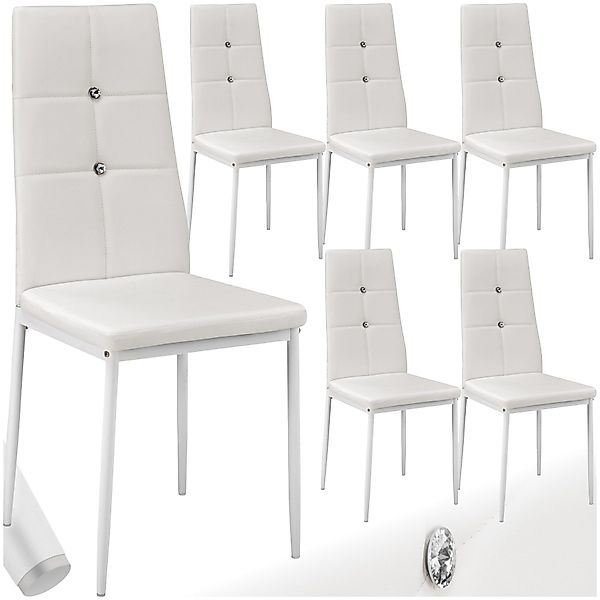 tectake Esszimmerstuhl Set Esszimmerstuhl (Set, 6 günstig online kaufen