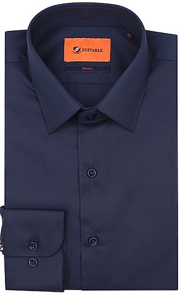 Suitable Twill Hemd Navy - Größe 40 günstig online kaufen