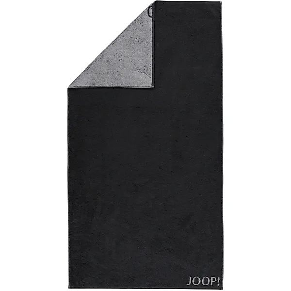 JOOP! Classic - Doubleface 1600 - Farbe: Schwarz - 90 - Duschtuch 80x150 cm günstig online kaufen