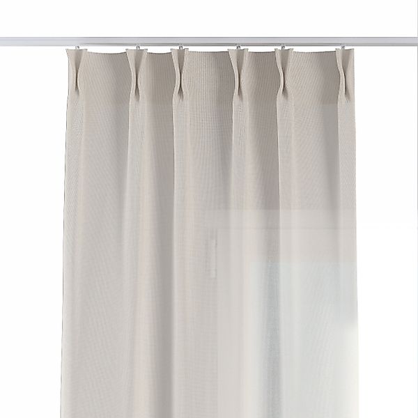Vorhang mit flämischen 2-er Falten, creme, Sensual Premium (144-42) günstig online kaufen