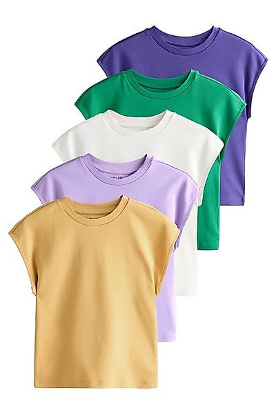 Next T-Shirt T-Shirts mit überschnittenen Schultern, 5er-Pack (5-tlg) günstig online kaufen