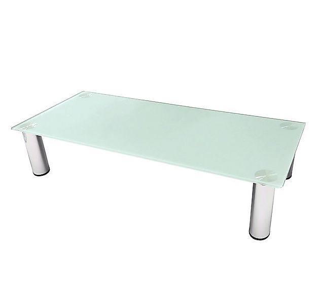 Mucola TV-Rack Monitorerhöhung Schreibtischaufsatz Monitorständer TV Glasau günstig online kaufen