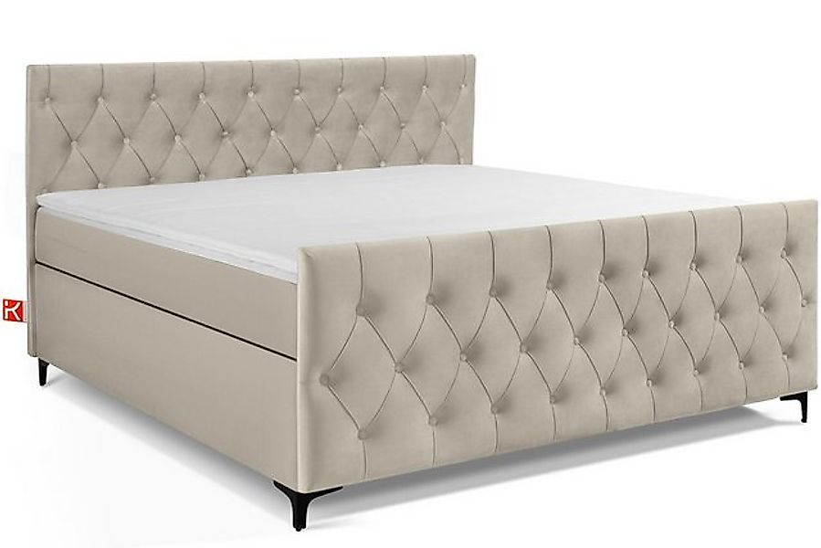 KONSIMO® Boxspringbett ARDEA Polsterbett, Doppelbett, Elegant, hergestellt günstig online kaufen