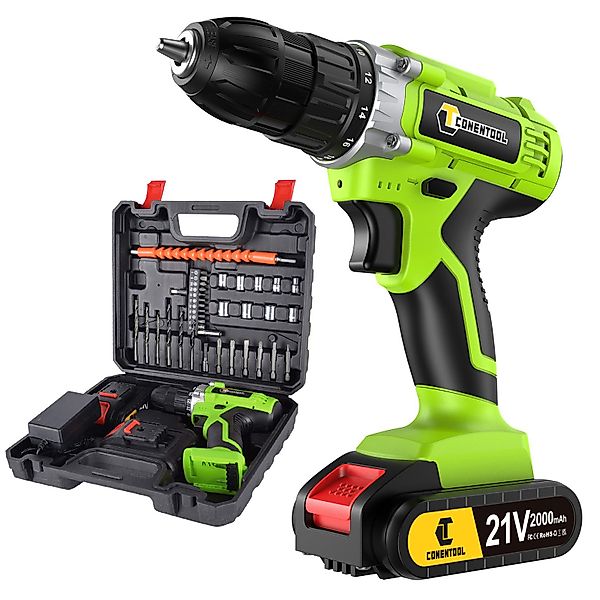 CONENTOOL Akku-Schraubendreher Akku-Schlagbohrschrauber 21 V, 1850,00 günstig online kaufen