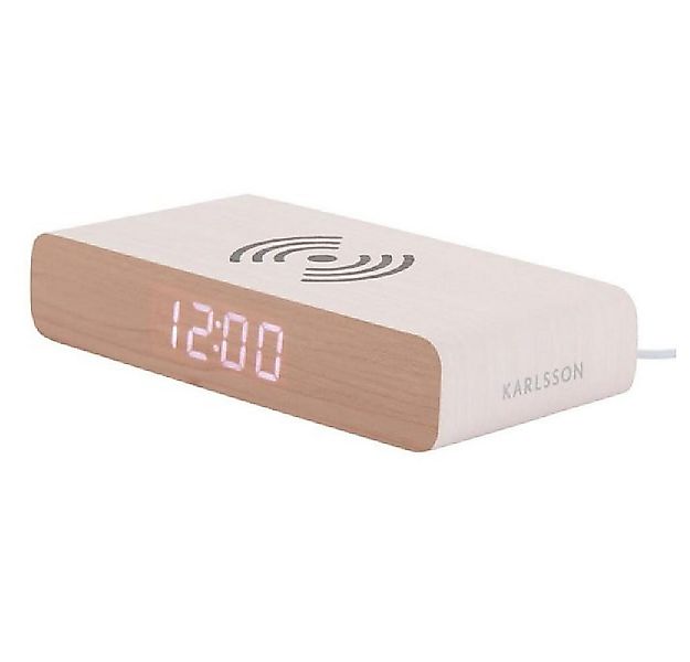 Karlsson Uhr Wecker Alarm Clock Retro Flat LED mit Lademöglichkeit für Hand günstig online kaufen