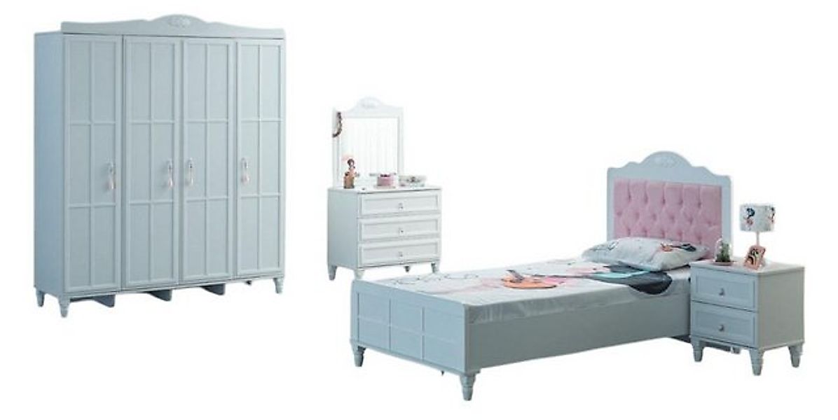 Xlmoebel Kinderbett Komplettes Kinderzimmer Möbelset Kinderbett Holz Farbe günstig online kaufen