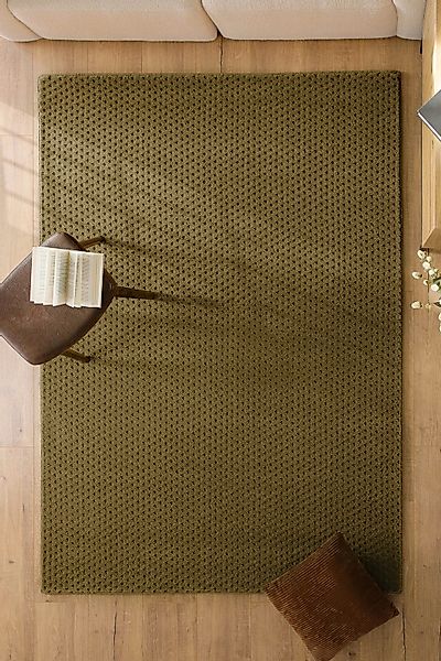 Wecon home Teppich "Castello THREE" rechteckig 7 mm Höhe Schurwolle, Kurzfl günstig online kaufen