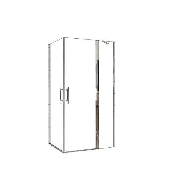 Duschparadies 100x90cm Eckeinstieg Duschkabine Duschabtrennung Duschtür Dre günstig online kaufen