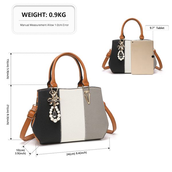 Miss Lulu Henkeltasche Handtasche Damen Mittelgroß günstig online kaufen