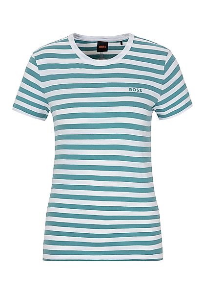 BOSS ORANGE T-Shirt Esla Striped Premium günstig online kaufen