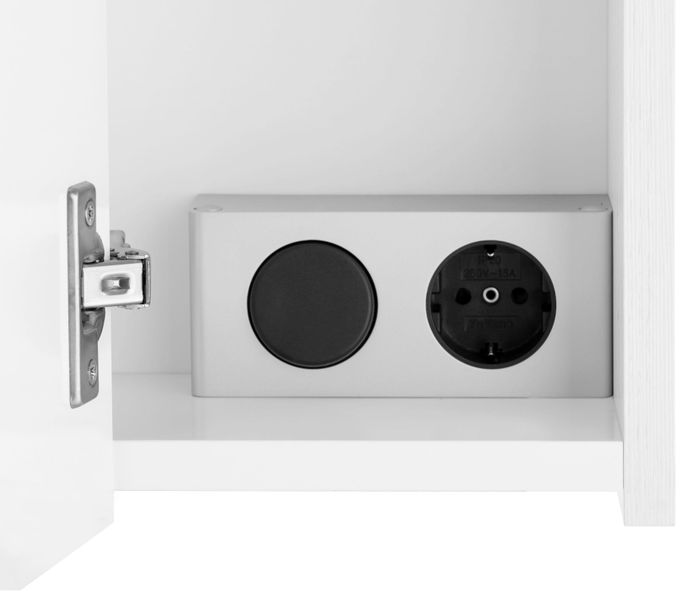 Schildmeyer Spiegelschrank "Profil" Breite 70 cm, 3-türig, LED-Beleuchtung, günstig online kaufen