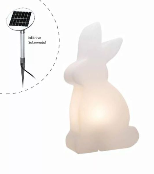 8 seasons design Shining Rabbit (Solar) Gartenleuchte weiß günstig online kaufen