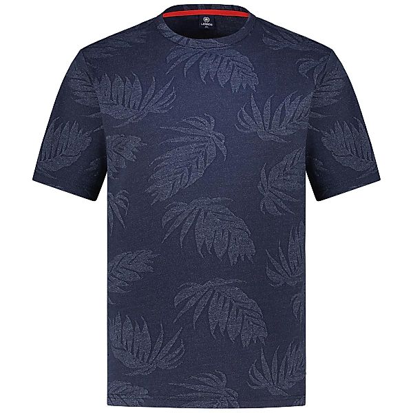 Lerros T-Shirt mit Allover-Muster Farbe blau Größe: 3XL günstig online kaufen