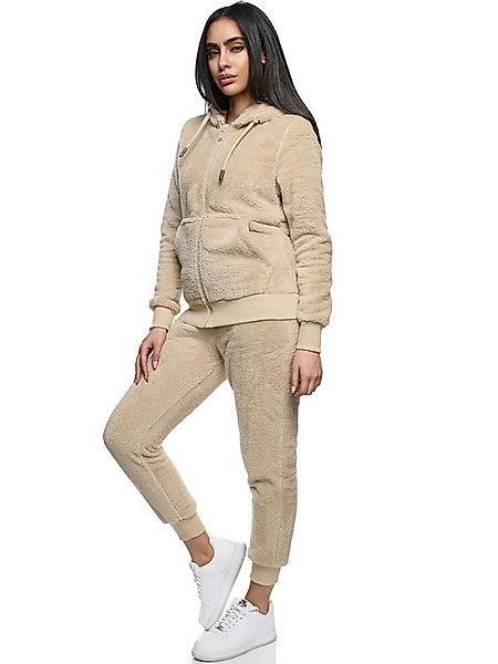 REPUBLIX Jogginganzug CALLIE, Damen Plüsch Zweiteiler Hausanzug Training Sp günstig online kaufen